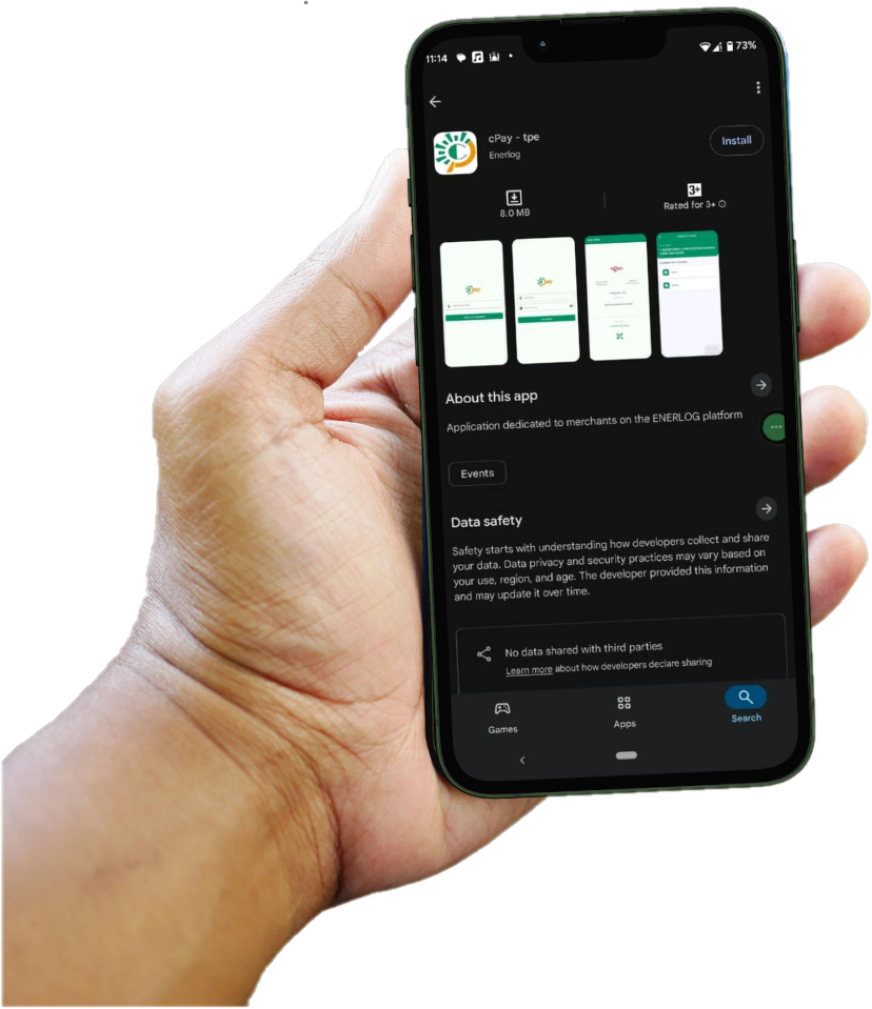 Application sur mobile
